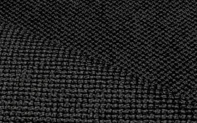 maglia nera texture, texture tessuto, moquette nero tessitura, maglia nera di sfondo