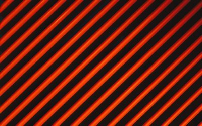 خلفية سوداء مع خطوط برتقالية, الجرونج الملمس, الظلام خلفية الجرونج, الخطوط الخلفية ،