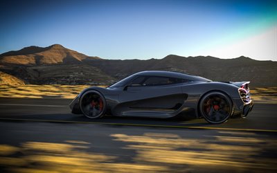 2021, Viritech Apricale prototype, 4k, side view, exterior, hypercar, luxury cars, supercars