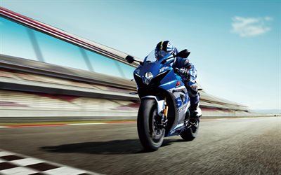 Suzuki GSX-R 1000R, 4k, 100e anniversaire, motos 2021, piste de course, superbikes, 2021 Suzuki GSX-R 1000R, Suzuki