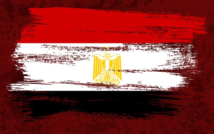 Download wallpapers 4k, Flag of Egypt, grunge flags, African countries,  national symbols, brush stroke, Egyptian flag, grunge art, Egypt flag,  Africa, Egypt for desktop free. Pictures for desktop free