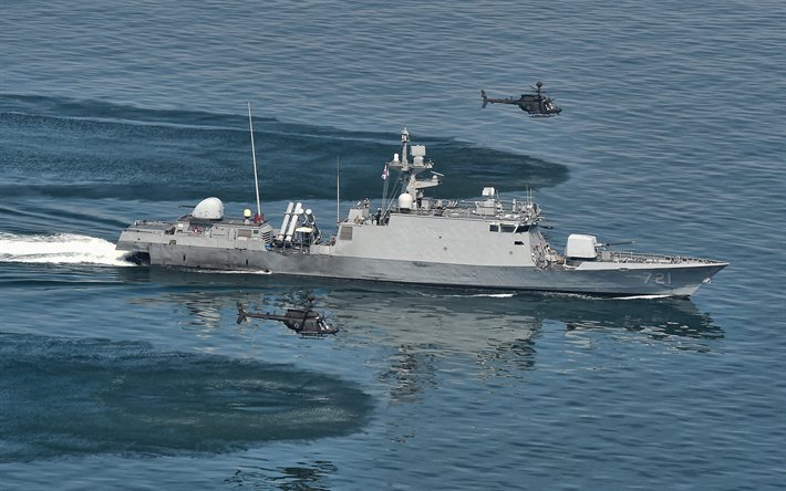 ROKS Ji Deokchil, PKG-721, Republic of Korea Navy, South Korean patrol vessel, warship, missile patrol ship