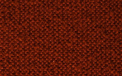 arancione maglia texture, macro, lana texture, arancione maglia sfondi, close-up, arancione sfondi, a maglia, texture, texture tessuto