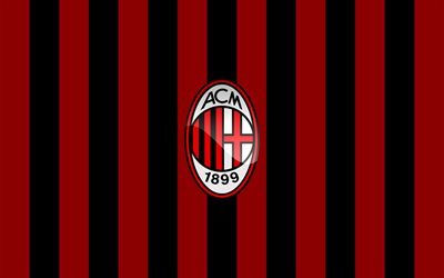 AC Milan, clours, flag, football, Seria A, soccer, logo, Italy