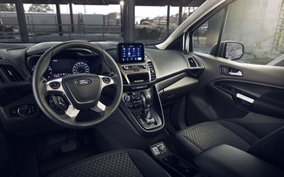 Ford Transit Connect, interior, 2019 cars, vans, new Transit Connect, Ford
