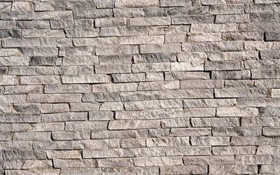 4k, mur de pierres, de briques, mur de briques, de pierres, de texture, mur