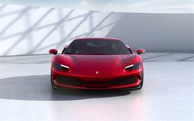 Ferrari 296 GTB, 4k, vista frontale, auto 2022, F171, supercar, Ferrari 296 GTB 2022, auto italiane, Ferrari