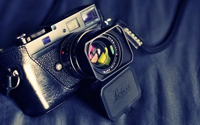 Leica, old camera, close-up