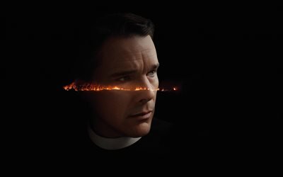 Reverend Ernst Toller, 4k, First Reformed, 2018 movie, drama, Ethan Hawke