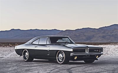Dodge Charger, 4k, muscle cars, 1970 cars, retro cars, supercars, 1970 Dodge Charger, american cars, Dodge