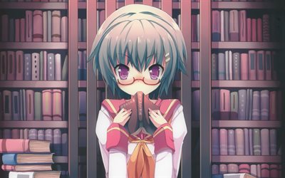 Kurayami Bunko Vol2, studentessa, anime characters, Tsurugi Hagane