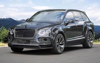 Mansory, tuning, Bentley Bentayga, SUVs, 2017 cars, luxury cars, Bentley