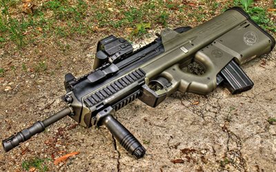 FN F2000, Rifle de Asalto, fusil belga FN Herstal, las fuerzas especiales de armas