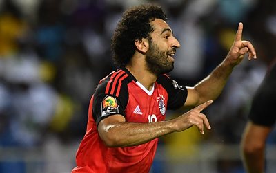 Mohamed Salah, 4k, fotbollsspelare, Egypten Landslaget, fotboll