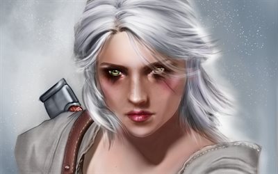 The Witcher 3 Wild Hunt, Ciri, art, RPG, The Witcher 3