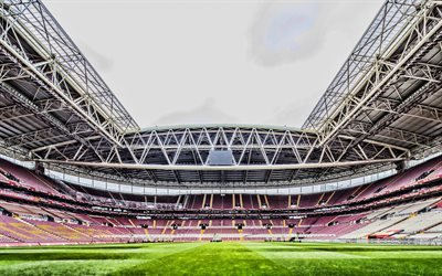 Turk Telekom Arena, 4k, soccer, Galatasaray Stadium, empty stadium, Istanbul, Turkey, turkish stadiums, Galatasaray Arena, Galatasaray SK