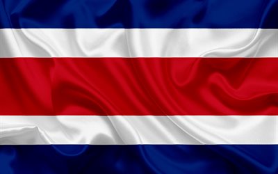 Flagga av Costa Rica, Centralamerika, Costa Rica, Flagga