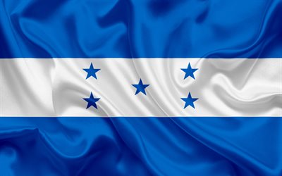 Honduran flag, Honduras, Central America, flag of Honduras, national flag