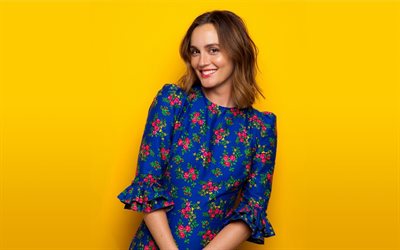 Leighton Meester, 2018, photoshoot, AOL Build, american actress, beauty, Hollywood