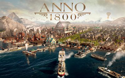 Anno 1800, 2019, poster, promo, strategy, urban planning