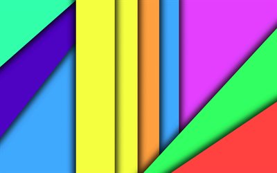 4k, colorful lines, geometric shapes, lollipop, material design, geometry, creative, strips, colorful backgrounds