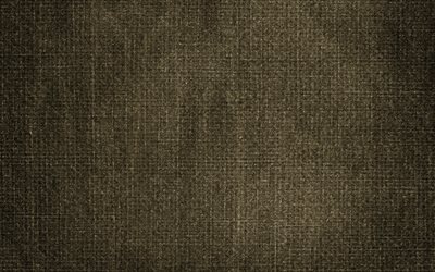 le sac de texture, tissu brun texture, macro, brun tissu de fond, tissu brun, sac textures, les tissus d&#39;origines