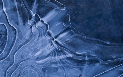 azul gelo textura, macro, rachaduras de gelo, gelo azul de fundo, gelo, &#225;gua congelada texturas, azul gelo, gelo texturas, &#225;rtico textura, azul padr&#227;o de gelo