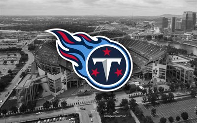 Tennessee Titans, Nissan Stadium, American football team, Tennessee Titans logo, emblem, Tennessee Titans Stadium, American football stadium, NFL, American football, Nashville, Tennessee, USA