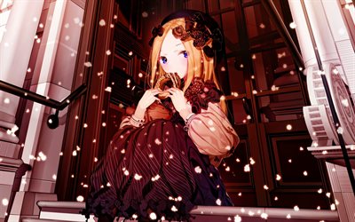 Abigail Williams, winter, Fate Grand Order, manga, fan art, Fate Series, protagonist, TYPE-MOON, Foreigner