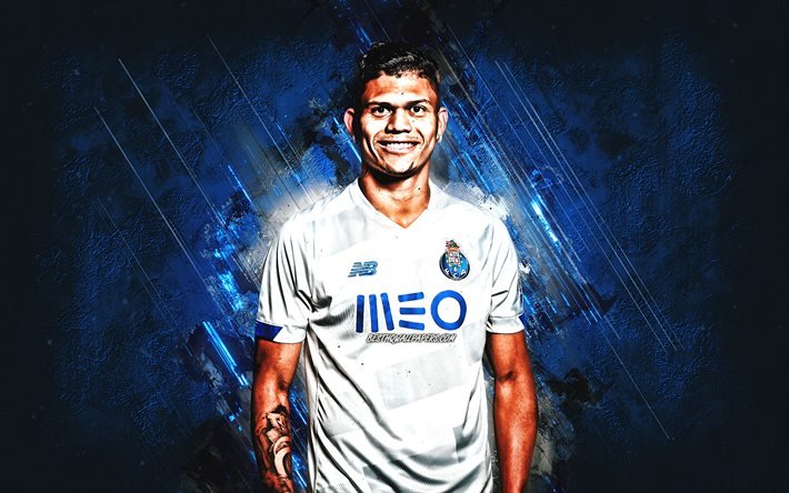 Evanilson, FC Porto, joueur de football br&#233;silien, portrait, fond de pierre bleue, soccer, Francisco Evanilson de Lima Barbosa