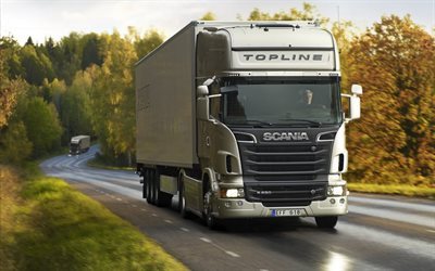 truck, Scania R620, Topline, 2016, cargo, trailer, Scania