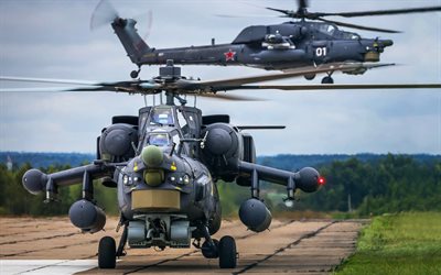 mi-28n, russischer kriegsveteran, combat aviation, russland, mi-28 night hunter