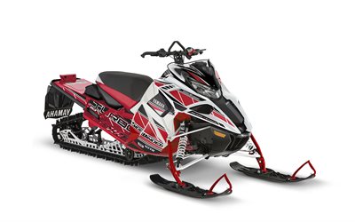 Yamaha Sidewinder B-TX LE, 4k, 2018, snowmobile, Yamaha