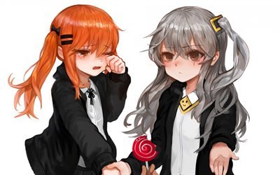 Girls Frontline, female characters, japanese manga, games