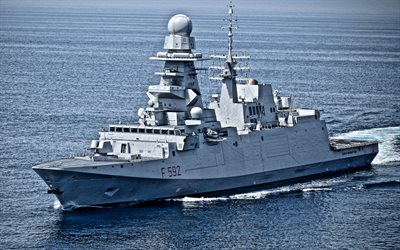 592 Carlo Margottini, F, İtalyan firkateyni, İtalyan Donanması, İtalyan savaş gemisi, F592, NATO
