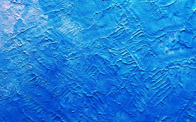 vernice blu, texture, vernice blu di sfondo, muro, pietra blu di sfondo, blu pietra texture