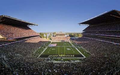 Husky Stadium, estádio de futebol, Washington, Seattle, EUA, NCAA, Alaska Airlines Campo