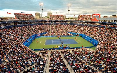 Uniprix Stadium, Montreal, Quebec, Canada, main tennis court, tennis stadium, sports arena, Canadian Open