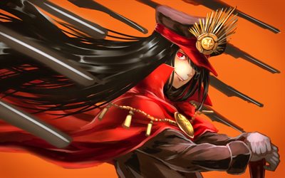 Nobunaga Oda, artwork, Fate Grand Order, manga, Fate Series, TYPE-MOON, Oda Nobunaga