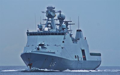HDMS Absalon, L16, fragata, Dinamarca marinha, Absalon-classe, HDMS Absalon L16, navio de guerra, Dinamarca ex&#233;rcito