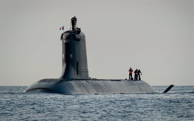 サフレン, Q284, フランスの核攻撃型潜水艦, フランス海軍, フランス, 潜水艦, バラクーダ級潜水艦, 海軍, 海