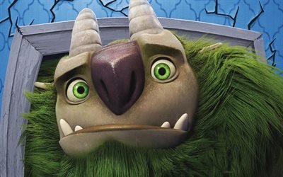 Argh, 3d-animation, cartoon characters, Trollhunters