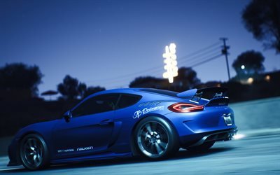 Need For Speed Payback, Porsche Cayman GT4, 2017 games, NFSP, autosimulator, Need For Speed