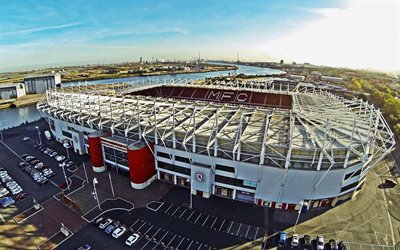 Riverside Stadium, Middlesbrough, England, English Football Stadium, Premier League, Middlesbrough FC Stadium, Exterior, Sports Arena