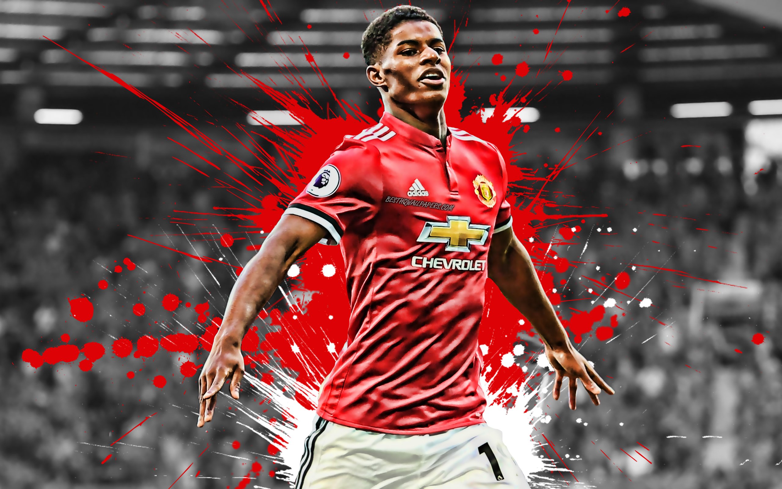Download wallpapers Marcus Rashford, Manchester United FC, English ...