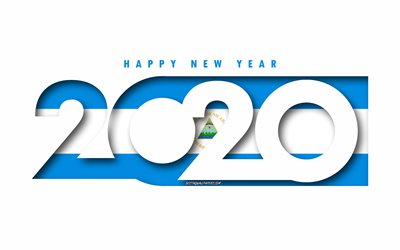 نيكاراغوا عام 2020, العلم كيريباتي, خلفية بيضاء, سنة جديدة سعيدة نيكاراغوا, الفن 3d, 2020 المفاهيم, نيكاراغوا العلم, 2020 السنة الجديدة, 2020 نيكاراغوا العلم