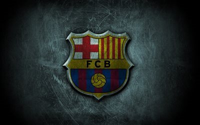 Barcelona, logo, Barca, Catalonia, grunge
