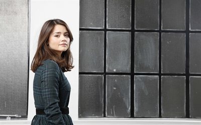 Jenna Coleman, beauty, english actress, brunette, beautiful woman