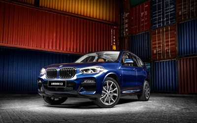 BMW X3M, crossovers, 2018 carros, G08, porta, novo X3M, BMW