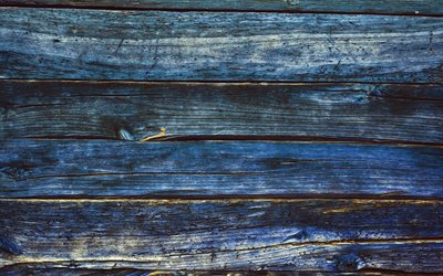 vieux bleu planches, en bois, fond bleu, bleu texture de bois, vieux bois